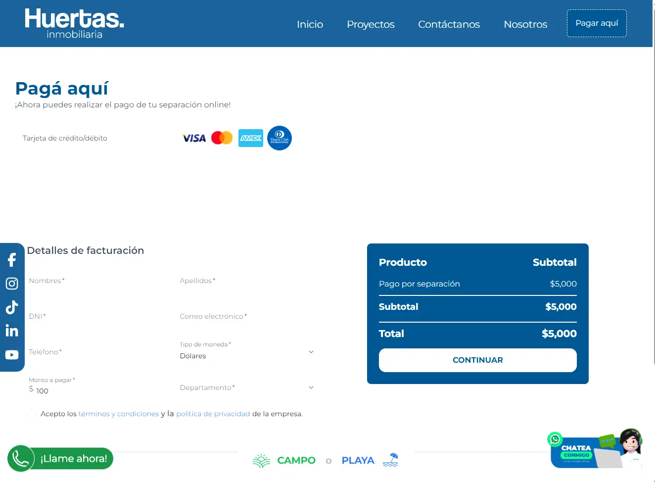 Website Huertas Inmobiliarias - imagen 3