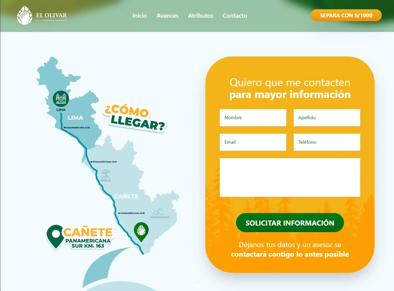 Landing Olivar Condominio - imagen 2